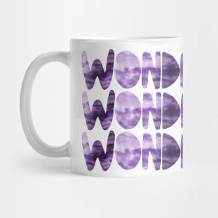 Wonder (Purple Abstract) Mug